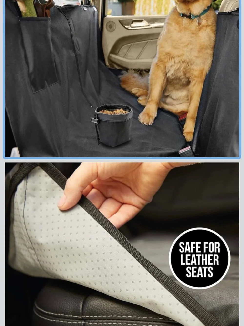 Waterproof Slip Resistant Dog Car Seat Protector/ Car & SUV Hammock